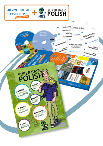 PAKIET Survival Polish Crash Course. Self-study edition + Travelfriend. Super Basic Polish