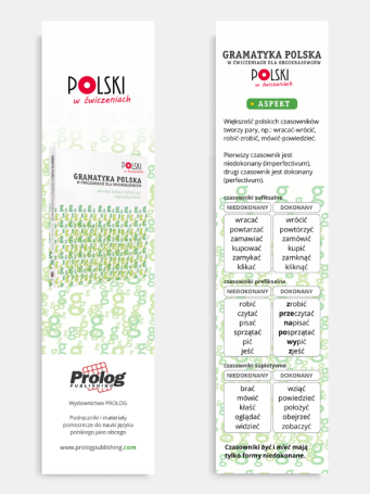Zakładka "Gramatyka polska w ćwiczeniach - aspekt"
