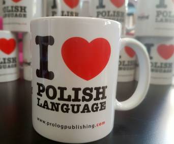 Becher "I l love Polish language"