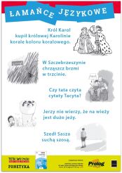 Plakat "Łamańce językowe"
