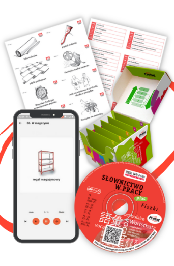 Fiszki / audiofiszki. Testuj Swój Polski. Słownictwo w pracy